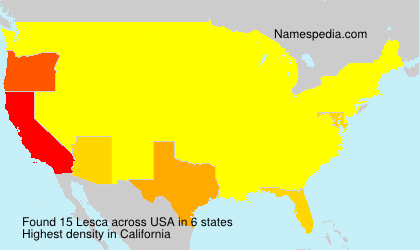 Surname Lesca in USA Surname Lesca in USA