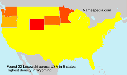 Surname Lesewski in USA Surname Lesewski in USA