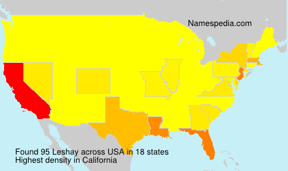 Surname Leshay in USA Surname Leshay in USA