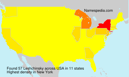 Surname Leshchinsky in USA Surname Leshchinsky in USA