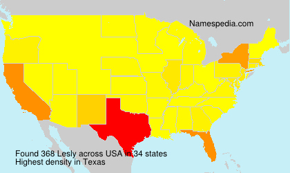 Surname Lesly in USA Surname Lesly in USA