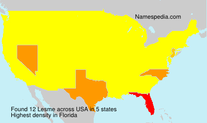 Surname Lesme in USA Surname Lesme in USA