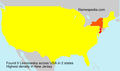 Surname Lesniowska in USA Surname Lesniowska in USA