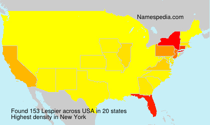 Surname Lespier in USA Surname Lespier in USA