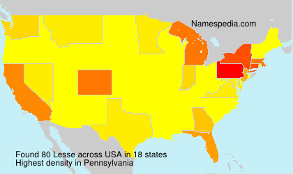 Surname Lesse in USA Surname Lesse in USA