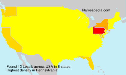 Surname Lessik in USA Surname Lessik in USA