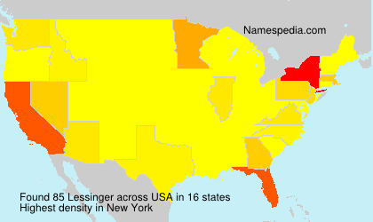 Surname Lessinger in USA Surname Lessinger in USA