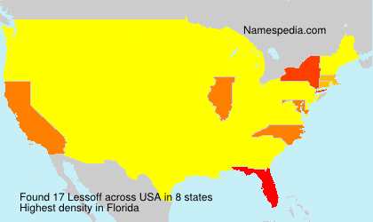 Surname Lessoff in USA Surname Lessoff in USA