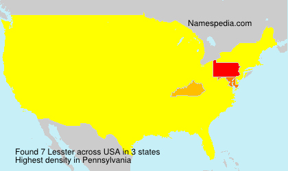 Surname Lesster in USA Surname Lesster in USA