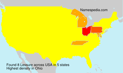 Surname Lessure in USA Surname Lessure in USA