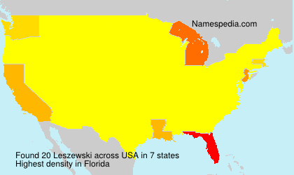 Surname Leszewski in USA Surname Leszewski in USA