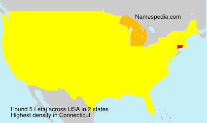 Surname Letaj in USA Surname Letaj in USA
