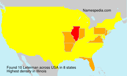 Surname Leterman in USA Surname Leterman in USA