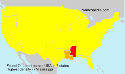 Surname Letort in USA Surname Letort in USA