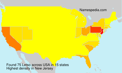 Surname Letso in USA Surname Letso in USA