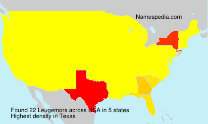 Surname Leugemors in USA Surname Leugemors in USA