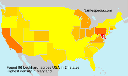 Surname Leukhardt in USA Surname Leukhardt in USA
