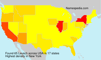 Surname Leusch in USA Surname Leusch in USA
