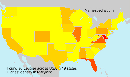 Surname Leutner in USA Surname Leutner in USA