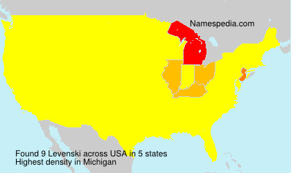Surname Levenski in USA Surname Levenski in USA