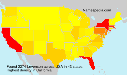 Surname Levenson in USA Surname Levenson in USA