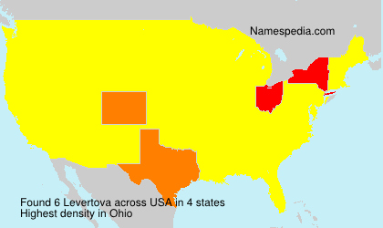 Surname Levertova in USA Surname Levertova in USA
