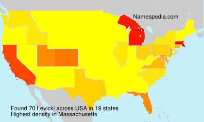 Surname Levicki in USA Surname Levicki in USA