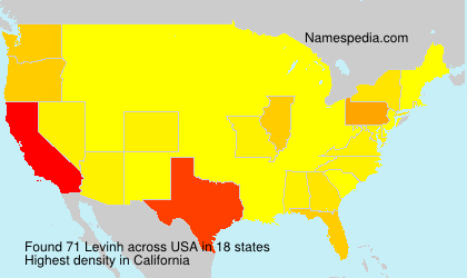Surname Levinh in USA Surname Levinh in USA