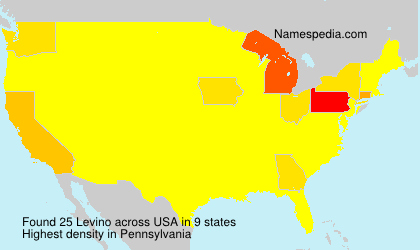 Surname Levino in USA Surname Levino in USA
