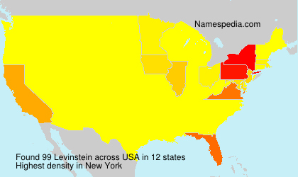 Surname Levinstein in USA Surname Levinstein in USA