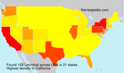 Surname Levinthal in USA Surname Levinthal in USA