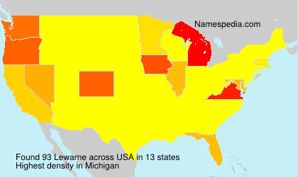 Surname Lewarne in USA Surname Lewarne in USA
