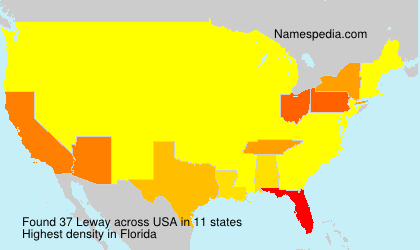 Surname Leway in USA Surname Leway in USA