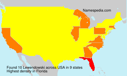 Surname Lewendowski in USA Surname Lewendowski in USA