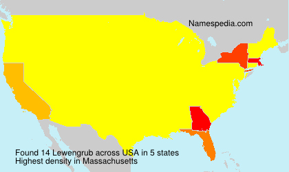 Surname Lewengrub in USA Surname Lewengrub in USA