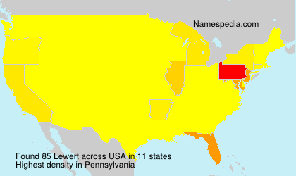 Surname Lewert in USA Surname Lewert in USA