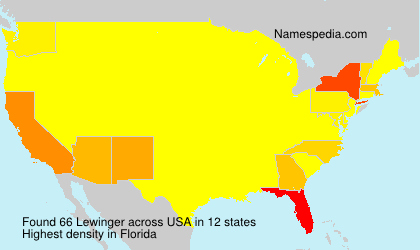 Surname Lewinger in USA Surname Lewinger in USA