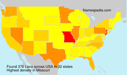 Surname Lexa in USA Surname Lexa in USA