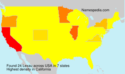 Surname Lexau in USA Surname Lexau in USA