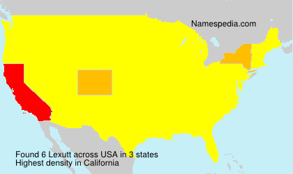 Surname Lexutt in USA Surname Lexutt in USA