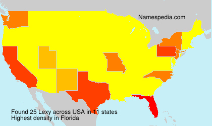 Surname Lexy in USA Surname Lexy in USA