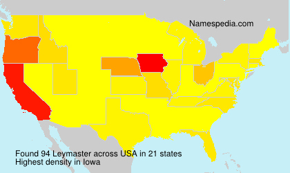 Surname Leymaster in USA Surname Leymaster in USA