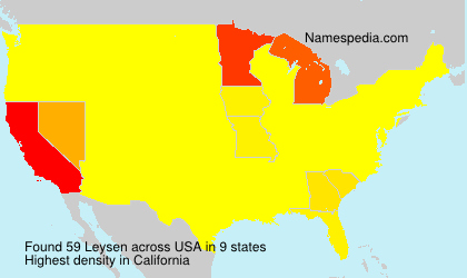 Surname Leysen in USA Surname Leysen in USA