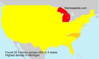 Surname Lezman in USA Surname Lezman in USA