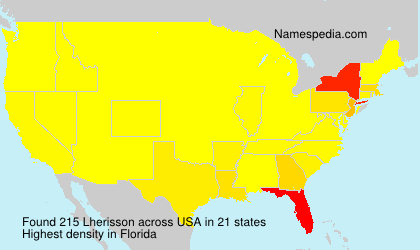 Surname Lherisson in USA