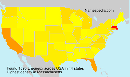 Surname Lheureux in USA