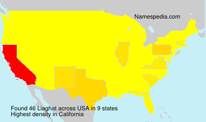 Surname Liaghat in USA Surname Liaghat in USA