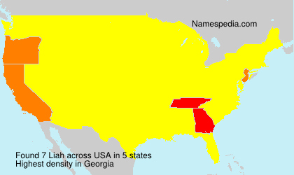 Surname Liah in USA Surname Liah in USA