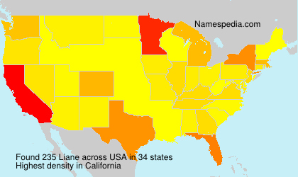 Surname Liane in USA Surname Liane in USA