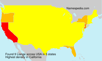 Surname Liange in USA Surname Liange in USA